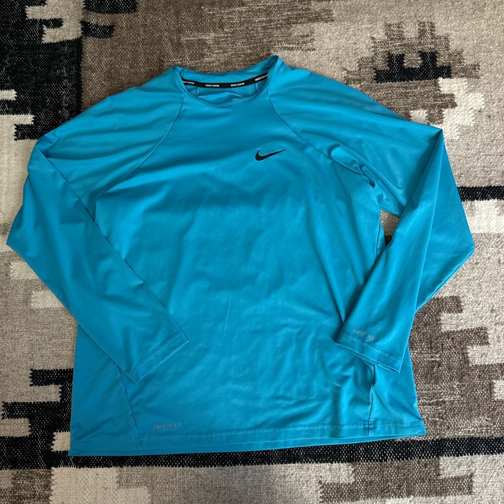 Nike Swim Dri-Fit Teal Long Sleeve UPF 40*